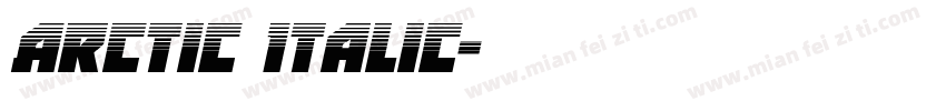 Arctic Italic字体转换